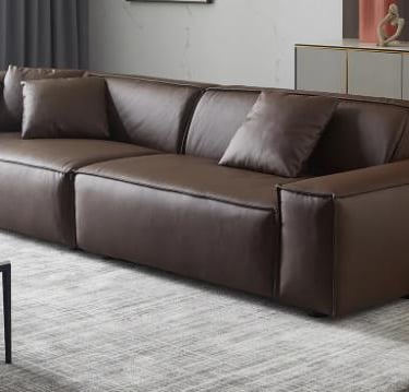 leather sofa