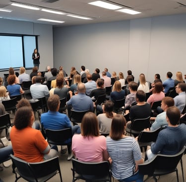 A joyful moment of community celebration.