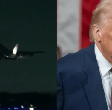 Casa Branca informou que identificou "pequeno problema elétrico" no avião de Trump (Foto: Reprodução