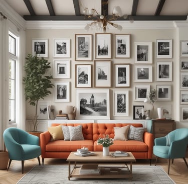 a room that has a bunch of couches in it