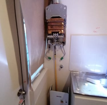 Instalación de Gas deficiente 