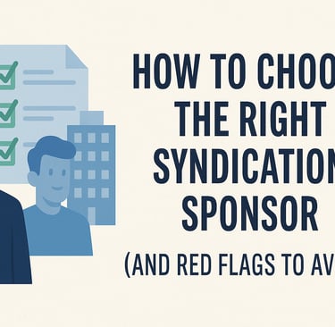 how to choose the right syndication sponsor