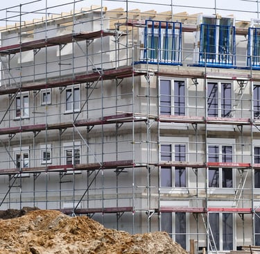 apartment building under construction