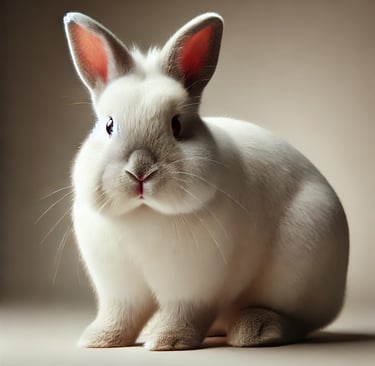 New Zealand Rabbit sitting