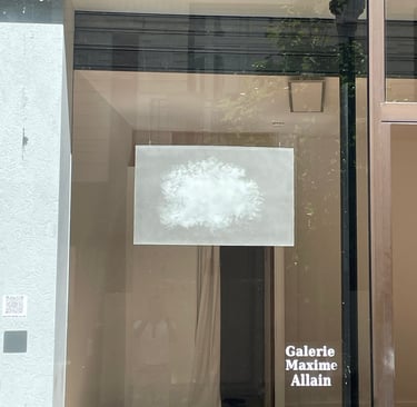 Jule Heinzelmann Nuage diplôme ENSBA Beaux-Arts Paris galerie Maxime Allain