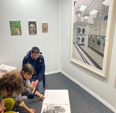 Marine Bikard Drawing now 2026 fusain