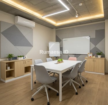 ruang meeting minimalis interior kantor