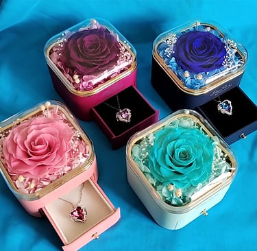Drawer Box with Jewelry Slot
