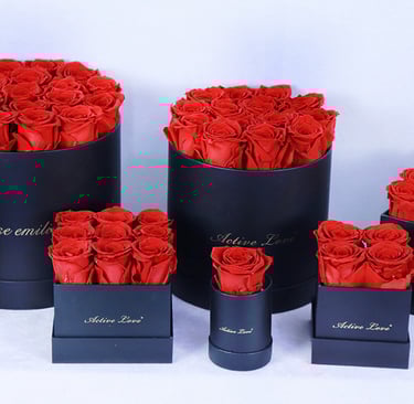 preserved rose gift box