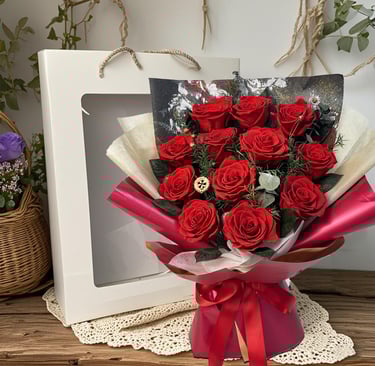 preserved flower bouquet