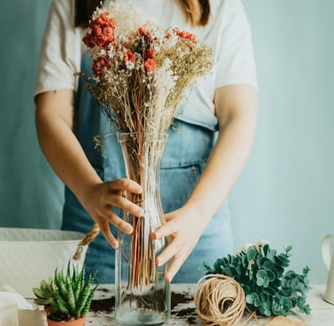 preserved flower VS dried flower