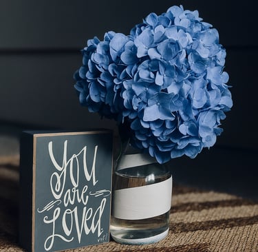 preserved Hydrangea arrangement