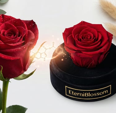 Preserved rose production