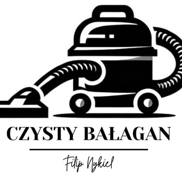 logo firmy sprzątającej czysty bałagan