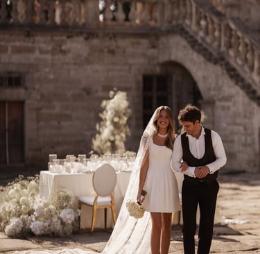 rochie de mireasa scurta