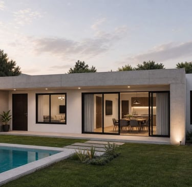 Casa prefabricada de hormigón
