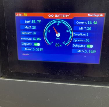 battery screen lifepo4