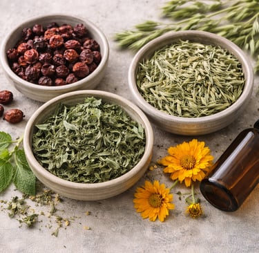 Foundational herbs for daily wellness and nourishment 
