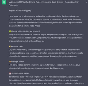 Chatgpt untuk pemasaran