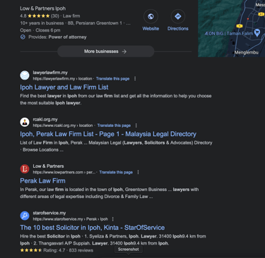 local seo for law firm