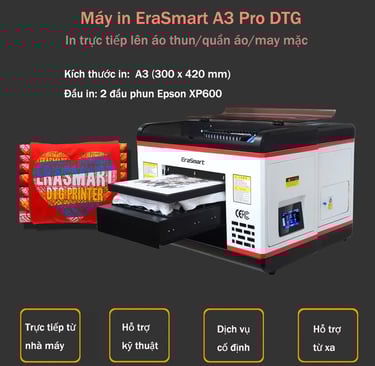 Máy in EraSmart DTG A3 Pro