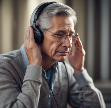 A person trying to listen 