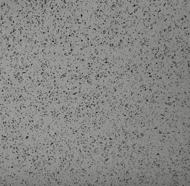 plancha, superficie o cubierta de cuarzo gris con brillos