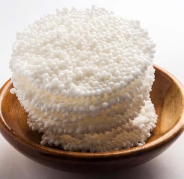 bowl of sabudana papad