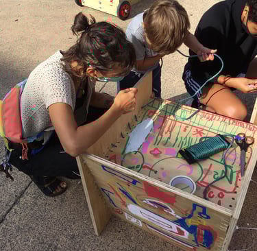 binocolo design atelier pour enfant