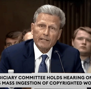 David Balducci appearing before U.S. Senate Judiciary Committee to discuss Big Tech and AI Copyright
