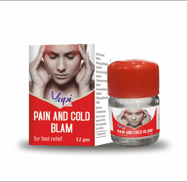 a bottle of pain and cold balm