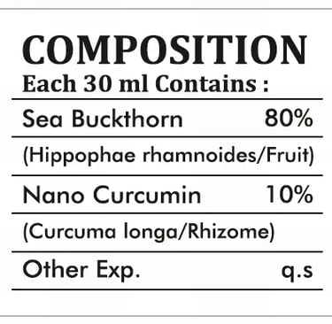 composition sea buckthorn juice