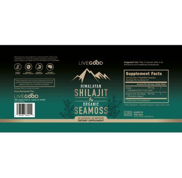 a label label of a LiveGood product Shijalit