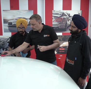 Car detailing training in Ludhiana and Amritsar