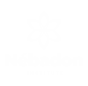Logotipo do Instituto Michael de Nébadon no rodapé do site, representando a identidade visual