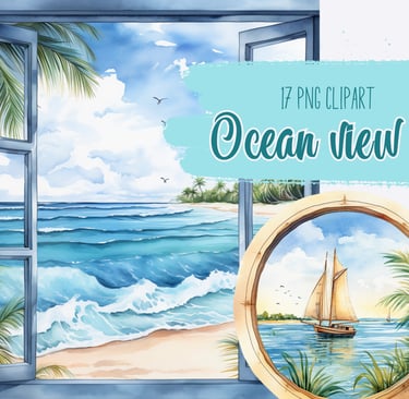 Commercial use summer vacation PNG clipart How to use PNG clipart ideas