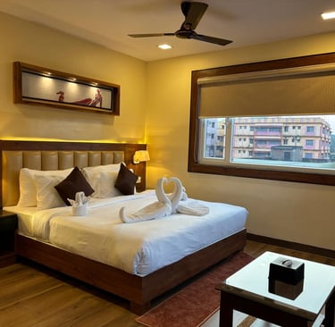Interior bedroom idea with soft and cosy color