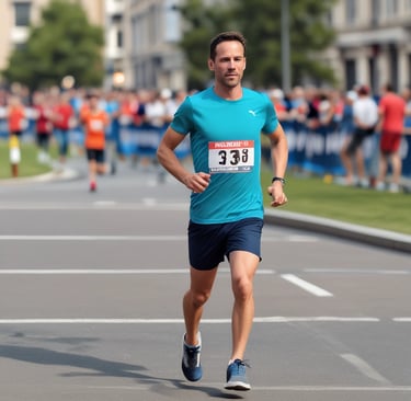 A well-equipped motorcycle workshop featuring a prominently displayed BMW GS motorcycle with red and black colors. The bike is mounted on a lift with various tools and equipment in the background. Another motorcycle can be seen on a lift in the background, highlighting a professional garage setting with organized workspaces.