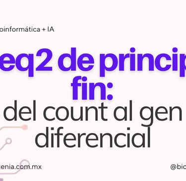 deseq2 count rnaseq bioinformatica