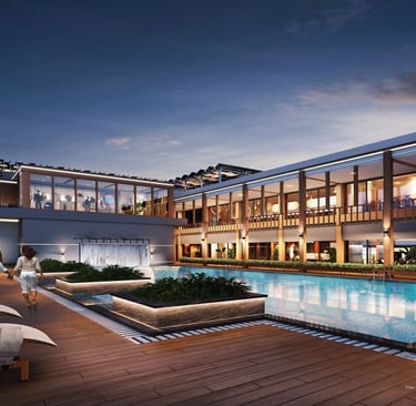 Brigade Lakecrest clubhouse and pool area