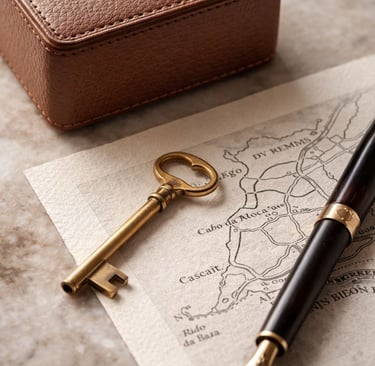 Premium analog amenity kit for luxury digital detox hotel properties