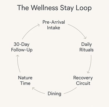 the wellness stay loop infographic