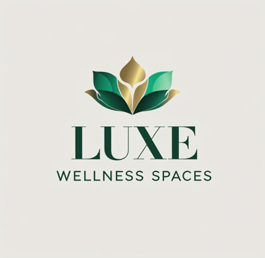 a logo for Luxe Wellness Spaces 