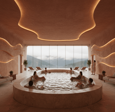 Comparison infographic showing the shift from legacy 2020 hotel spas to integrated 2026 wellness