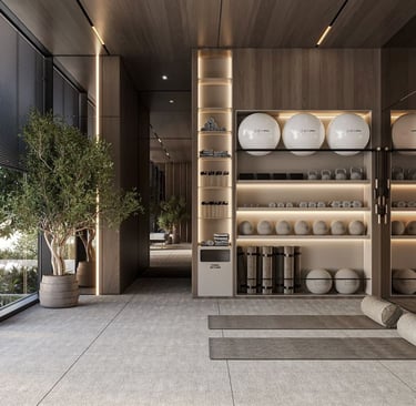 luxury home gym interior design