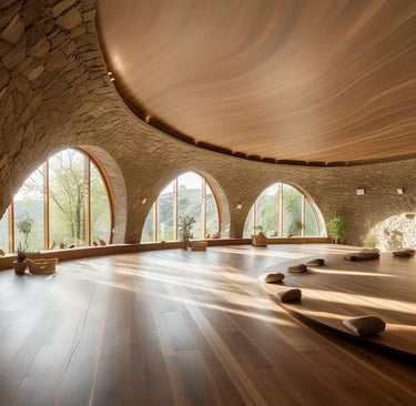 wellness retreat indoor design