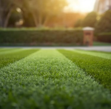 Entretien jardin régulier à Belfort – pelouse tondue et haie taillée
