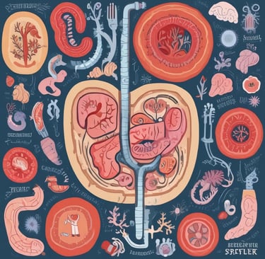 an image illustration of the digestive system