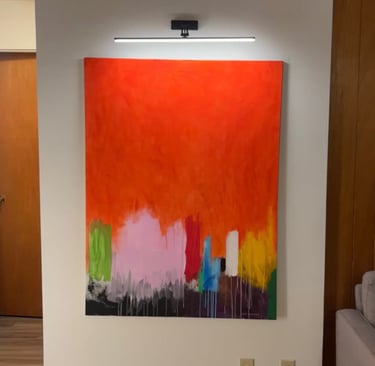 title: Amor. acrylic on canvas 36 by 48 inch