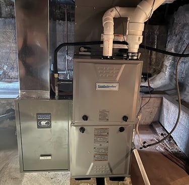 Got this furnace installation finished in West Bend, WI and heating a family tonight.